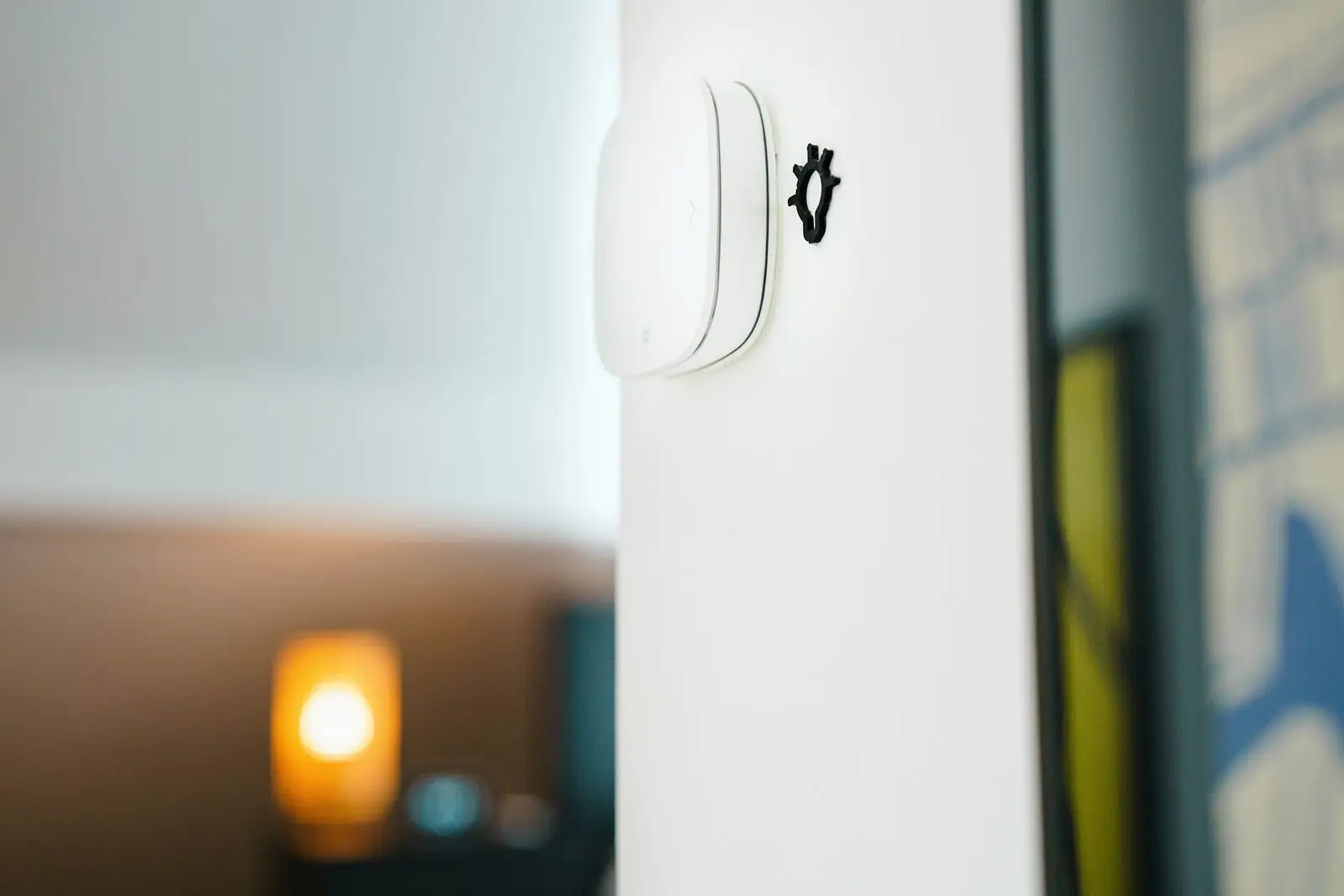 Interrupteur connecté au mur